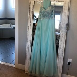 Teal formal dress 👗